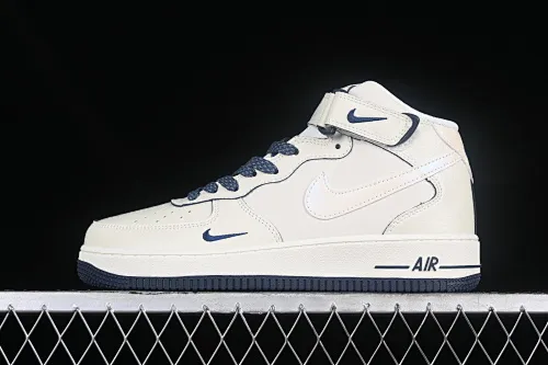 All categories Nk Air Force 1 Air Force series Nk Air Force 1 Mid Air Force mid-top Nk Air Force 1'07 Mid dark blue pearlescent small hook Air Force One mid-top casual sneakers SG2356-801